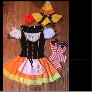 Halloween Costume Leg Avenue Candy Corn Witch M/L